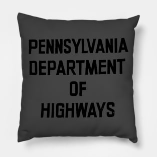 Pennsylvania Department of Highways Pillow