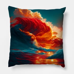 Wild wave Pillow