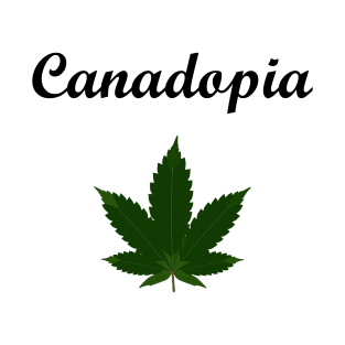 Canadopia Canada Marijuana Pot Leaf Light-Color T-Shirt