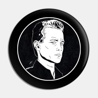 T1000 - Terminator 2 (Circle Black and White) Pin