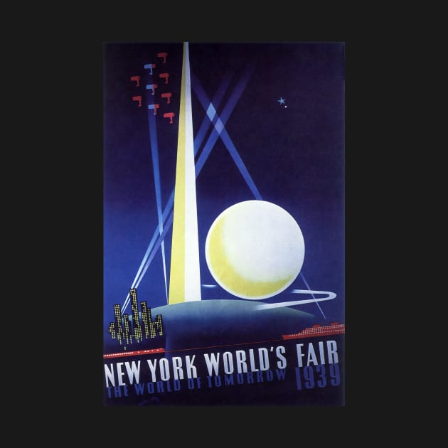 New York World's Fair Travel Poster from 1939 by MasterpieceCafe