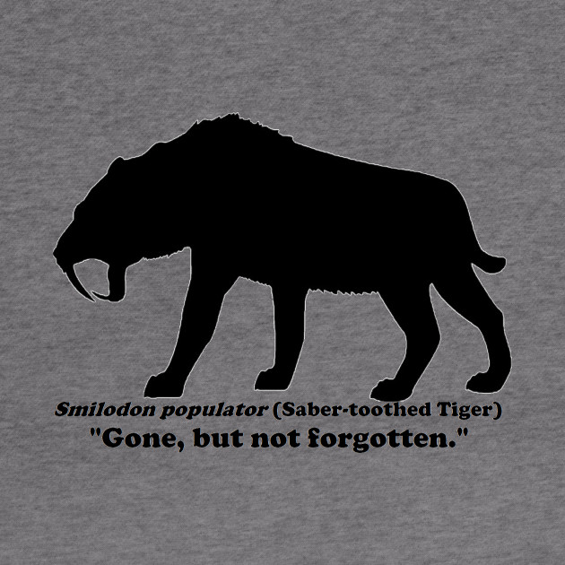 Smilodon Populator Saber Toothed Tiger Sabertooth Tiger