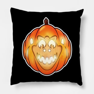 Mr. BaX jack-o-lantern Pillow