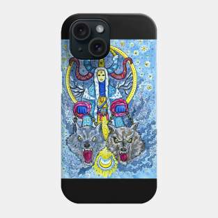 Winter Wizard. Magician series design. Phone Case