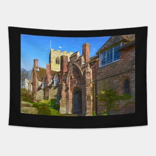 The Church and Almshouses at Ewelme Tapestry