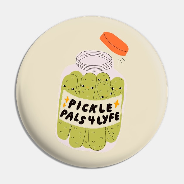 Pikle Pals 4lyfe Pin by Pickle Pickle