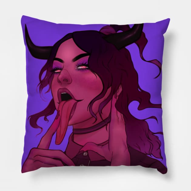 Regal Gluttonous Demon Pillow by Demon Mother