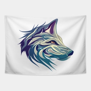 Wolf Animal Freedom World Wildlife Wonder Vector Graphic Tapestry