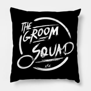 The groom squad I Funny Bacherlor party design Pillow