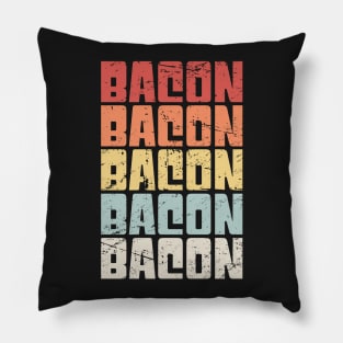 Retro 70s BACON Pillow