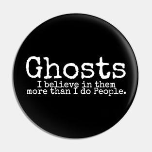 Ghosts believe Pin