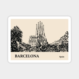 Barcelona - Spain Magnet