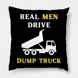 funny dump truck driver gift Pillow