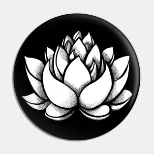 Lotus - white filling Pin