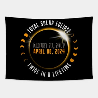 Total Solar Eclipse Twice in A lifetime Tapestry