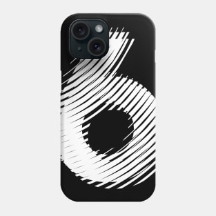 blurred 6 in white Phone Case