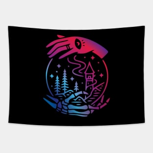 Magical Crystal ball Tapestry