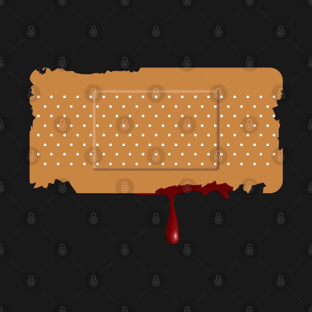 Band-Aid Blood Dripping Sticker by TWOintoA