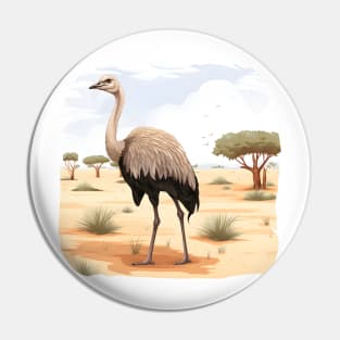 Ostrich Pin