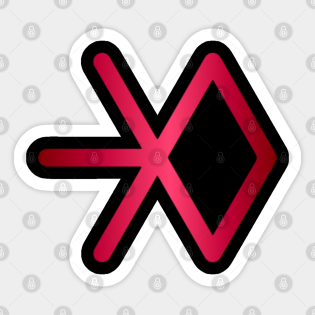 exo s logo miracle in decembers exo sticker teepublic