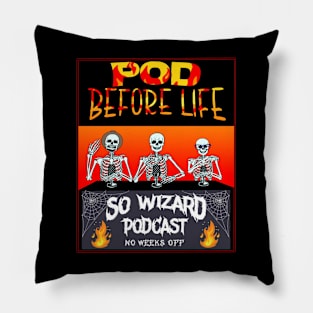 Pod Before Life - Hell Design Pillow