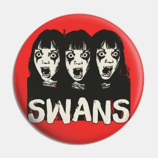 Swans ∆ Original Punkstyle Fan Design Pin