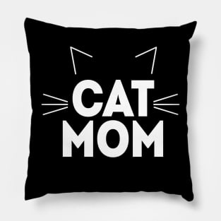 Cat Mom - Ears and Whiskers Pillow