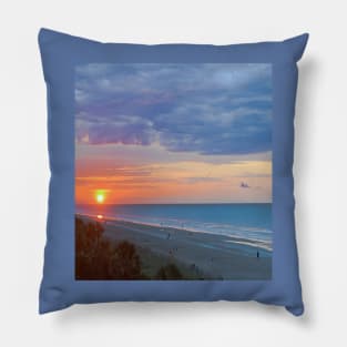 Sunrise over Myrtle Beach Pillow