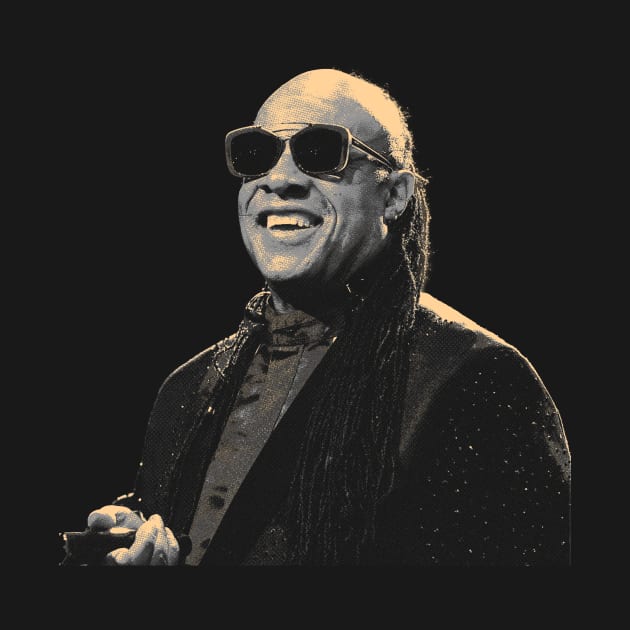 Stevie Wonder Grey by Mugo Muncarsol