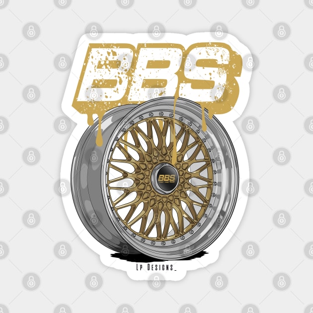 BBS Rims Magnet by LpDesigns_