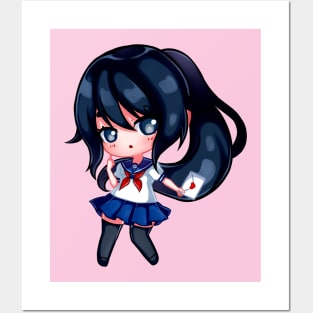 Osana Najimi Chibi - Yandere Simulator - Posters and Art Prints