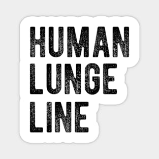 Human Lunge Line Magnet