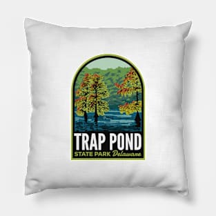 Trap Pond State Park Delaware Pillow