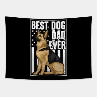 Best Dog Dad Ever German Shepherd Tapestry