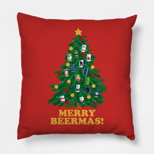 Merry Beermas for beer lovers V2 Pillow