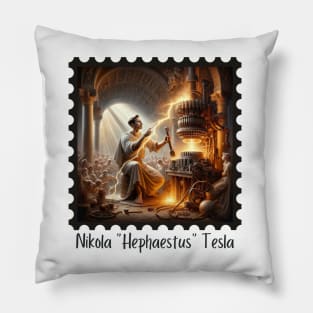 Nikola "Hephaestus" Tesla II Pillow