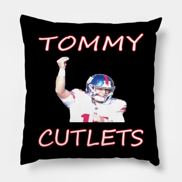Tommy Cutlets Pillow by l designs