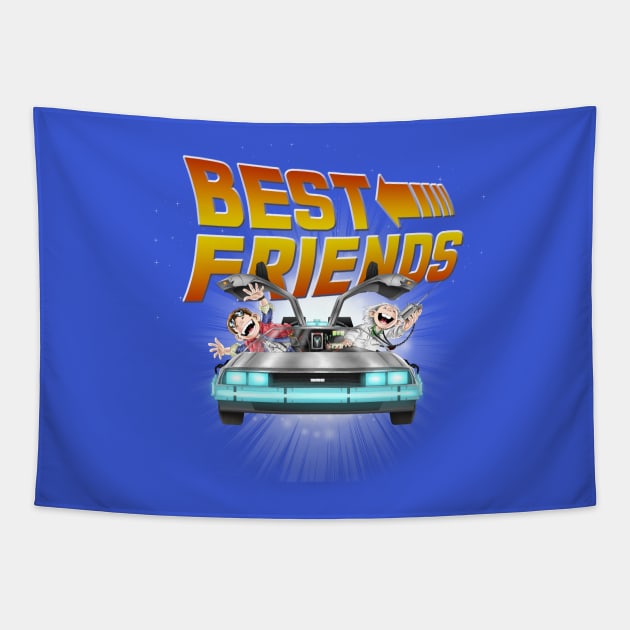 Best Friends Tapestry by saqman