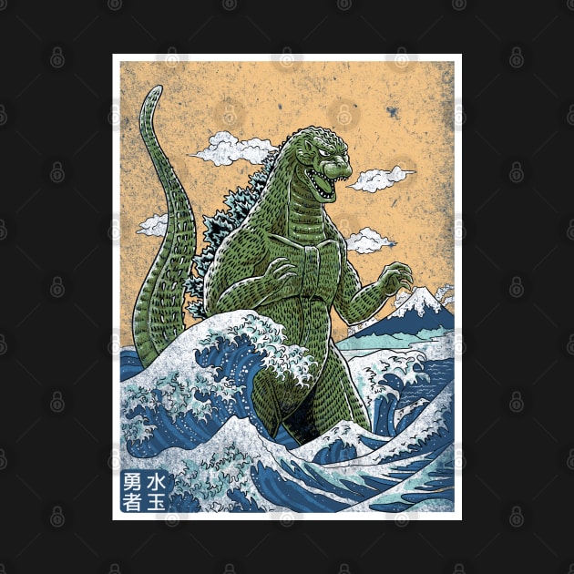 king off monsters from kanagawa by polkadothero