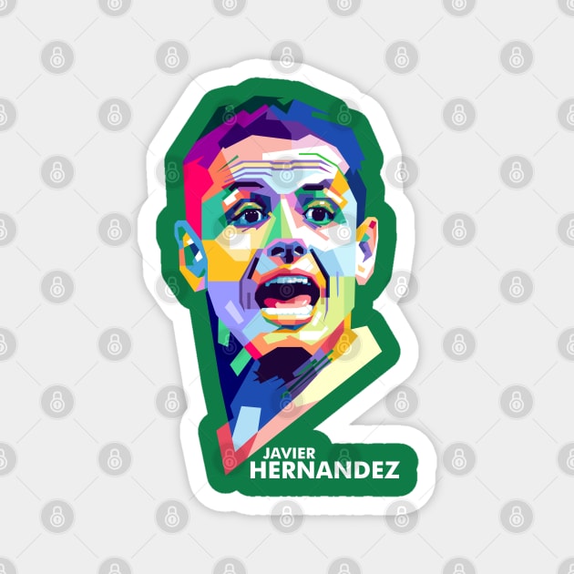 Javier Hernandez Magnet by erikhermawann22