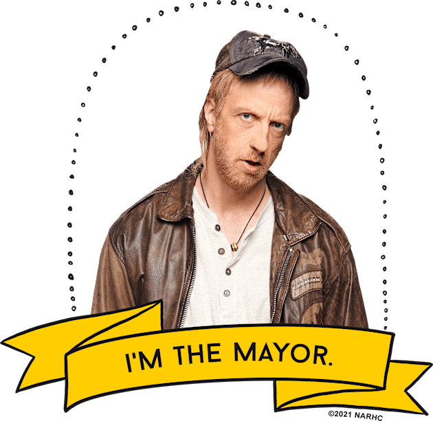 Schitt's Creek Roland: I'm the Mayor Kids T-Shirt by Schitt's Creek