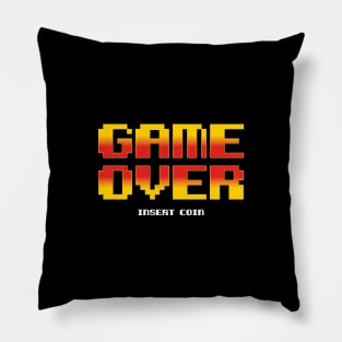 Game Over Retro design. Pillow