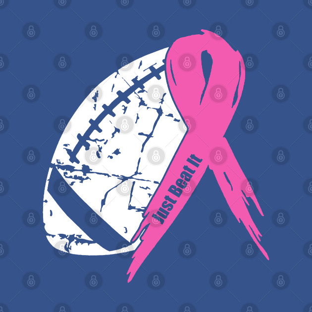 Discover Breast Cancer Awareness Football Ribbon - Breast Cancer - T-Shirt