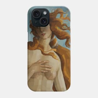 Venus after Botticelli Phone Case