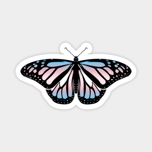 Trans Pride Butterfly Magnet