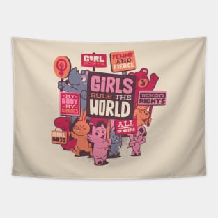 Girl Power Feminist Classic by Tobe Fonseca Tapestry