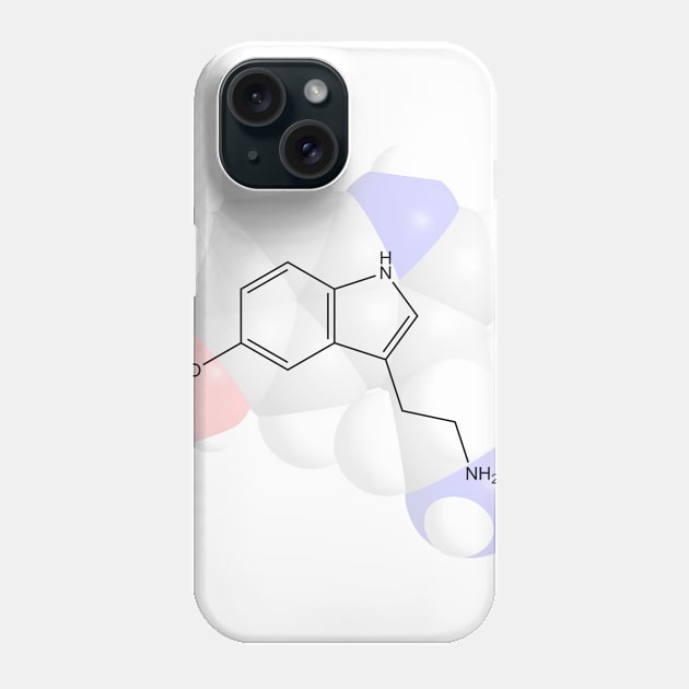 Serotonin Molecule Chemistry Phone Case by ChemECool