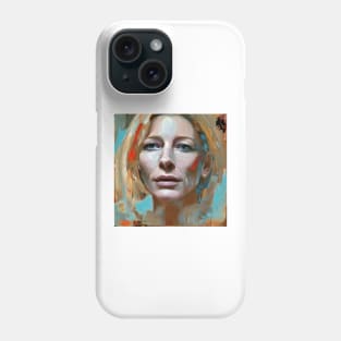 Colorful sketch of Cate Phone Case