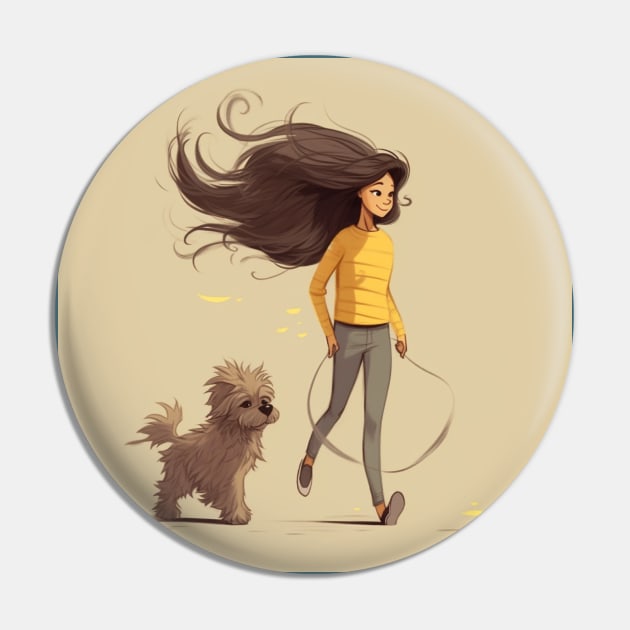 Best Dog Walk Pin by Liana Campbell