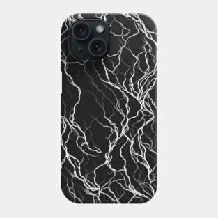 White Lightning Phone Case